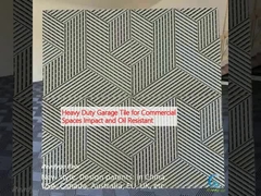Тяжелая гаражная плитка для коммерческих помещений Устойчивая к ударам и маслу