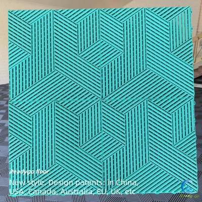 ODM Промышленные перемыкающие напольные плитки 400*400 мм Гаражные плитки